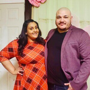 Shein Plaid/Checkered Knee Length Dress